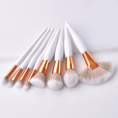 Soft Synthetic Head Wood Handle Brushes