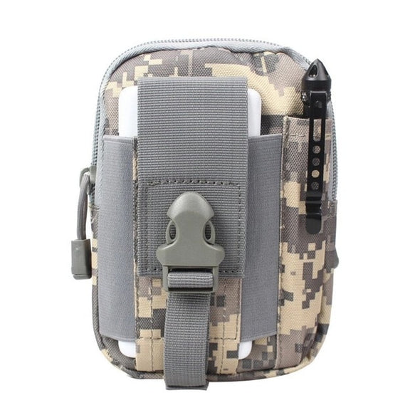 Outdoor Camouflage Tactical Utility Belt Waist Pouch